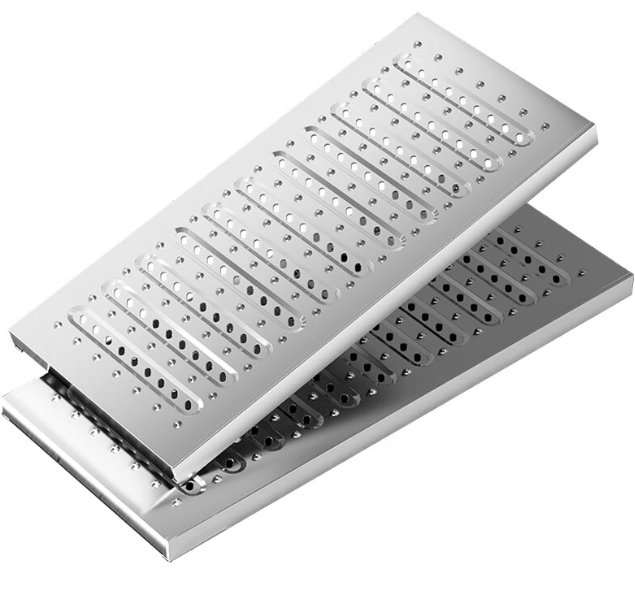 红花岗不锈钢沟盖板展示